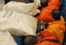 22 monges são presos com 110 kg de cannabis no Sri Lanka Monges com cannabis no Sri Lanka