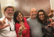 Delúbio lamenta veto a Messias e publica foto com Lula e Janja Da esquerda para a direita, o ex-tesoureiro do PT, Delúbio Soares, a diretora da Fundação Perseu Abramo, Mônica Valente, o presidente Lula e a primeira-dama Janja da Silva