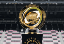 Fifa lança plataforma para acompanhar ranking do Mundial de Clubes Troféu da Copa do Mundo de Clubes, dentro do estádio do Inter Miami, time de Lionel Messi