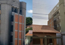 Muro gigante entre casa e prédio viraliza nas redes e divide opiniões; entenda Muro gigante entre casa e prédio viraliza nas redes e divide opiniões; entenda