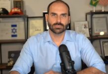 Eduardo escolhe André do Prado para Senado em SP "Se porventura nós tivermos uma eleição em que ninguém represente esse sentimento, nós escolheremos entre aqueles menos piores", afirmou em entrevista