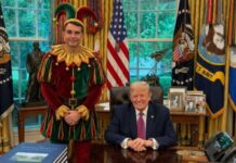 Encontro de Flávio e Trump vira meme nas redes sociais Encontro de Flávio e Trump vira meme nas redes sociais