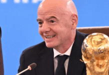 Fifa anuncia transporte oficial em NY para a Copa por US$ 20 Gianni Infantino, presidente da FIfa