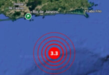 Tremor de magnitude 3.3 é registrado na costa do RJ Tremor de magnitude 3.3 é registrado na costa do RJ