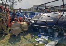 Anac investiga se helicóptero que colidiu fazia transporte clandestino pessoas a volta de helicóptero envolvido em acidente no Rio