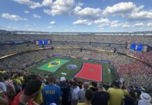 Estreia da seleção na Copa teve público 8% menor do que em 2022 Estreia da seleção na Copa teve público 8% menor do que em 2022