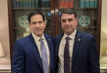 Flávio afirma que Lula é o “único do Brasil” que quer tarifas dos EUA Flávio afirma que Lula é o "único do Brasil" que quer tarifas dos EUA