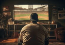 maratona de jogos aumenta dores na coluna pessoas sentada assistindo jogo de futebol