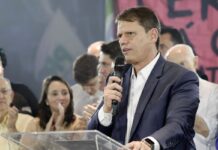 Republicanos lança candidatura de Tarcísio ao governo de São Paulo Republicanos lança candidatura de Tarcísio ao governo de São Paulo