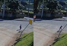 Bebê de 1 ano e meio foge de creche e caminha sozinho até trabalho da mãe em SC Bebê de 1 ano e meio foge de creche e caminha sozinho até trabalho da mãe em SC