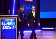 Candidatos da direita defendem modelo Bukele de segurança em evento na Fiesp Candidatos da direita defendem modelo Bukele de segurança em evento na Fiesp