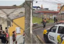 Homem faz 13 crianças de reféns em Curitiba com arma branca Homem faz 13 crianças de reféns em Curitiba com arma branca