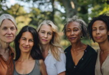 Pesquisa aponta desigualdade no tratamento da menopausa Retrato de mulheres diversas juntas