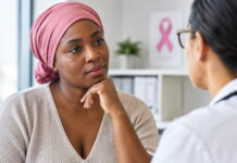 veja como o tratamento pode afetar a pele negra mulher em consulta médica
